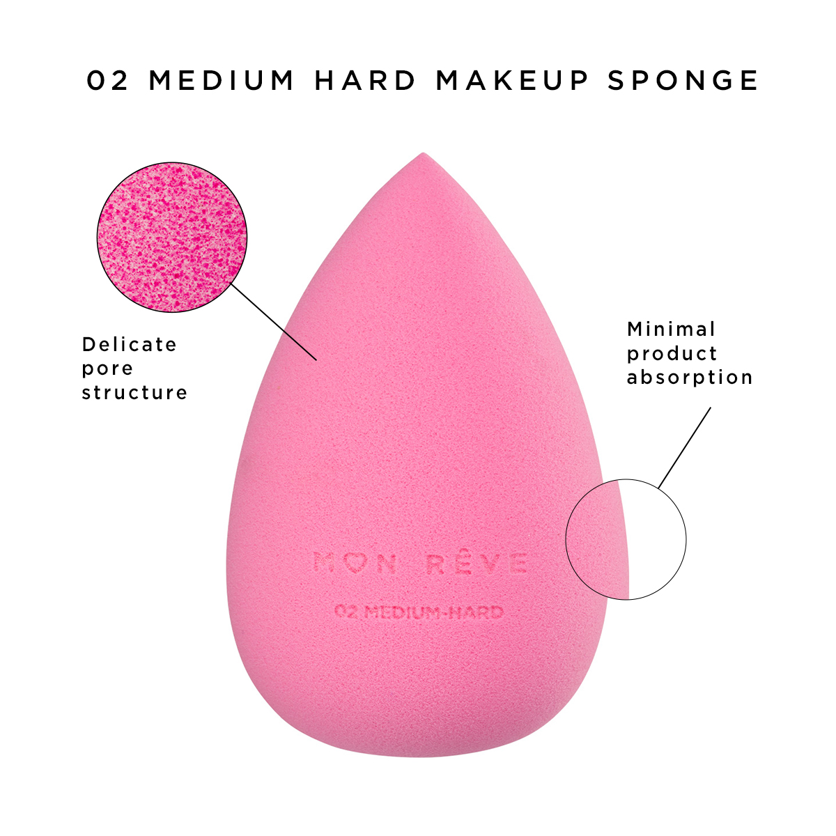 02 MEDIUM HARD MAKEUP SPONGE